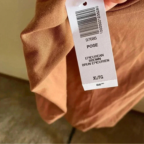 Aritzia Wilfred Free Pose Button Down Shirt Dress Soft Jersey Long Sleeve Mini - Picture 8 of 10